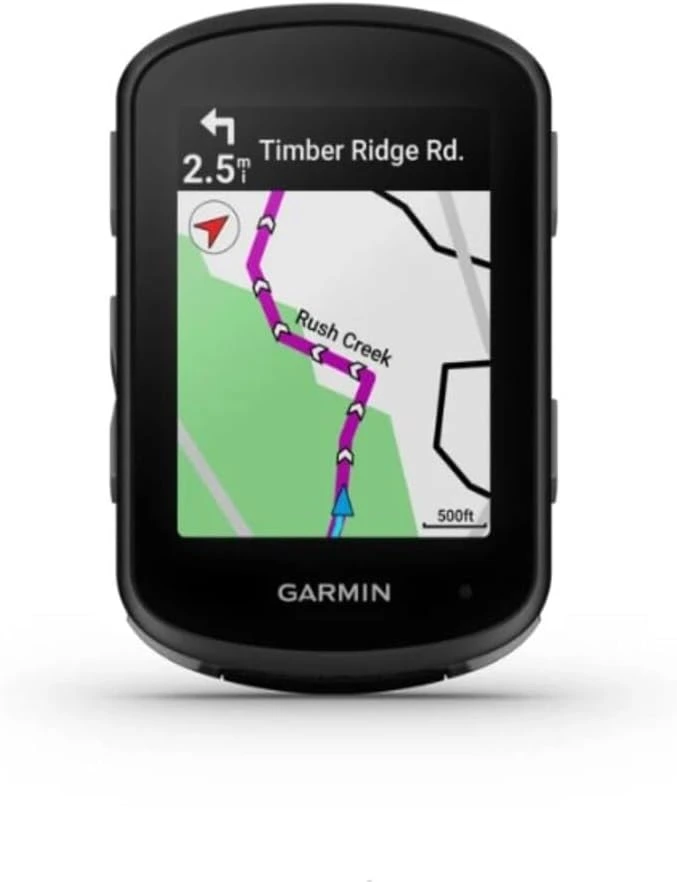 Ciclocomputador Garmin Edge 540 Solar com GPS multibanda e painel solar, tela de 2,6 polegadas e botões físicos para navegação em pedais de longa distância