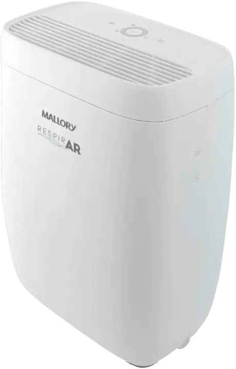 Purificador de ar com filtro HEPA Mallory Respirar branco de grande alcance bivolt